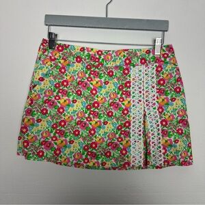 Lilly Pulitzer Floral Skort Skirt Women’s Size 4